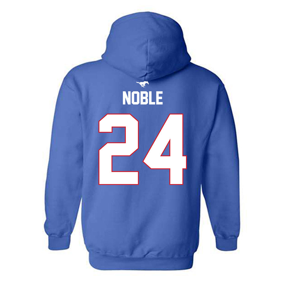 SMU - NCAA Women's Soccer : Kaylee Noble - Replica Shersey Hooded Sweatshirt-1
