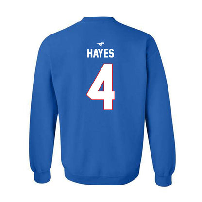 SMU - NCAA Women's Soccer : Peyton Hayes - Replica Shersey Crewneck Sweatshirt-1