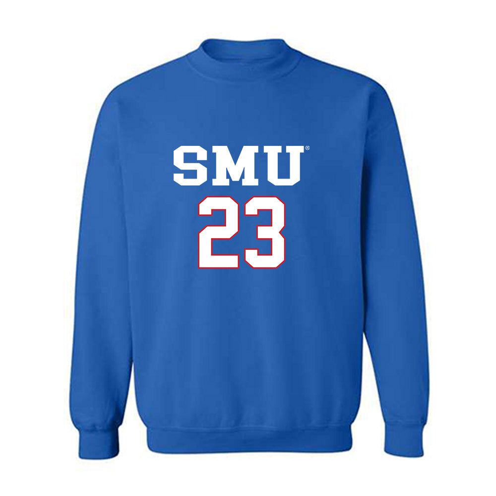 SMU - NCAA Women's Soccer : Hayden Wilson - Replica Shersey Crewneck Sweatshirt-0
