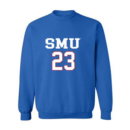 SMU - NCAA Women's Soccer : Hayden Wilson - Replica Shersey Crewneck Sweatshirt-0