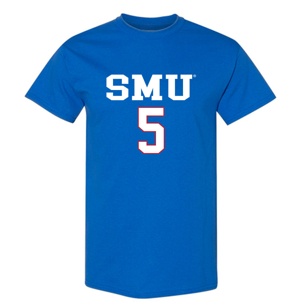 SMU - NCAA Men's Soccer : Noah Holmstrom - Replica Shersey T-Shirt-0