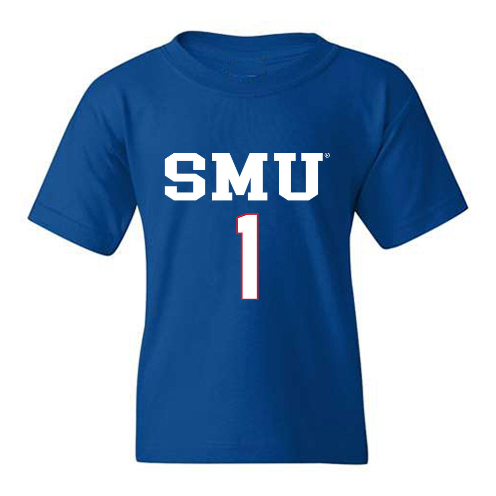 SMU - NCAA Men's Soccer : Jonathan Evans - Replica Shersey Youth T-Shirt-0