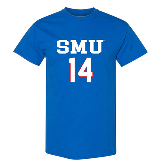 SMU - NCAA Women's Soccer : Amelia Malkin - Replica Shersey T-Shirt-0