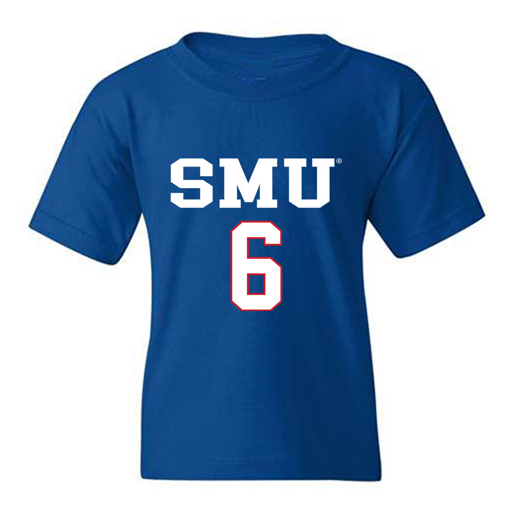 SMU - NCAA Women's Soccer : Ella Zimmerman - Replica Shersey Youth T-Shirt-0