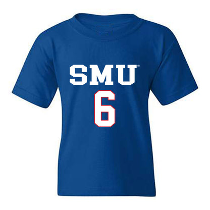 SMU - NCAA Women's Soccer : Ella Zimmerman - Replica Shersey Youth T-Shirt-0