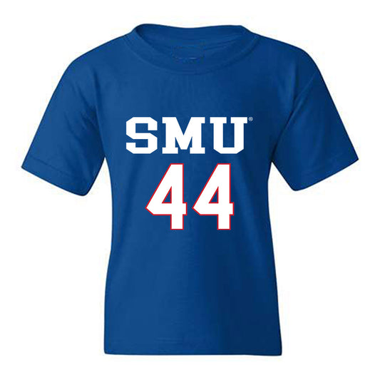 SMU - NCAA Women's Soccer : Kenlea Swadener - Replica Shersey Youth T-Shirt-0