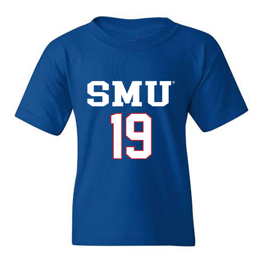 SMU - NCAA Men's Soccer : Milton Lopez - Replica Shersey Youth T-Shirt-0