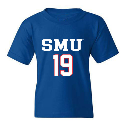 SMU - NCAA Men's Soccer : Milton Lopez - Replica Shersey Youth T-Shirt-0