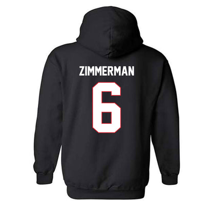 SMU - NCAA Women's Soccer : Ella Zimmerman - Classic Shersey Hooded Sweatshirt-1