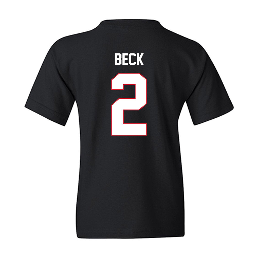 SMU - NCAA Women's Soccer : Kamiya Beck - Classic Shersey Youth T-Shirt-1