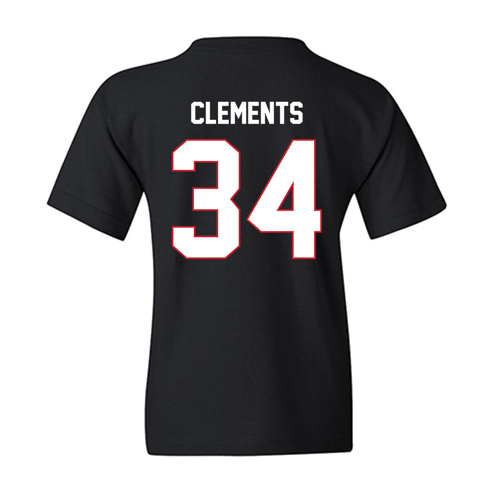 SMU - NCAA Men's Soccer : Trey Clements - Classic Shersey Youth T-Shirt-1