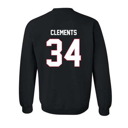 SMU - NCAA Men's Soccer : Trey Clements - Classic Shersey Crewneck Sweatshirt-1