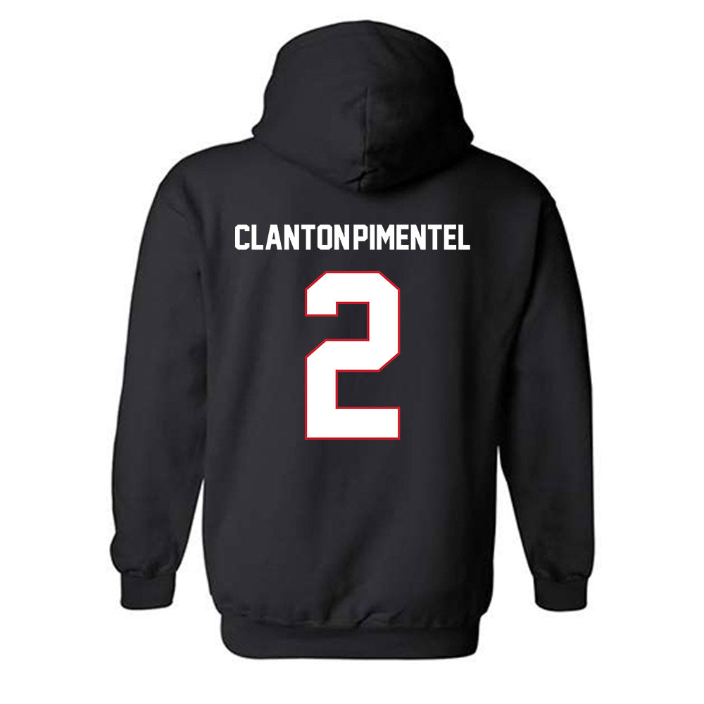 SMU - NCAA Men's Soccer : Ryan Clanton-Pimentel - Classic Shersey Hooded Sweatshirt-1