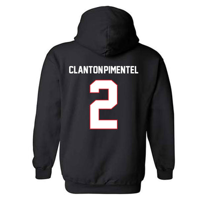 SMU - NCAA Men's Soccer : Ryan Clanton-Pimentel - Classic Shersey Hooded Sweatshirt-1