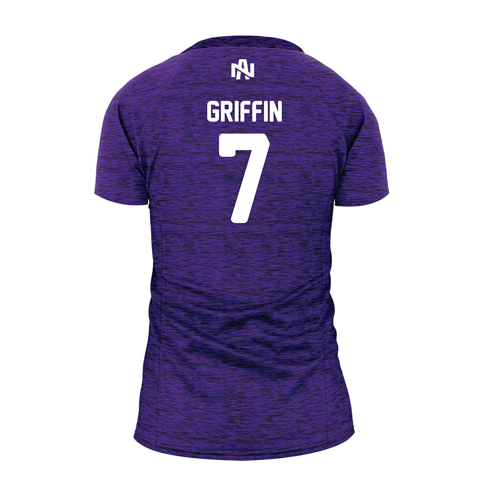 North Alabama - NCAA Beach Volleyball : Karsyn Griffin - Blue Volleyball Jersey-1