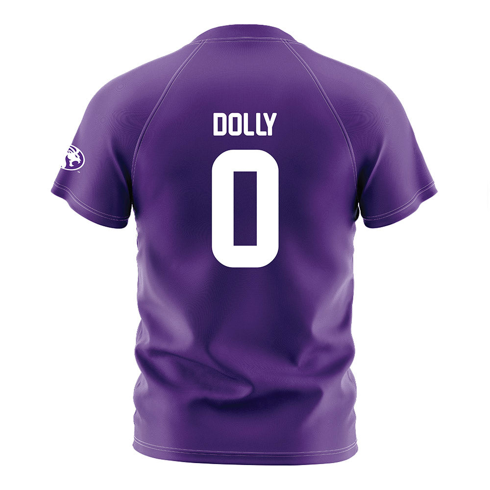 North Alabama - NCAA Women's Soccer : Maddox Dolly - Purple Soccer Jersey-1