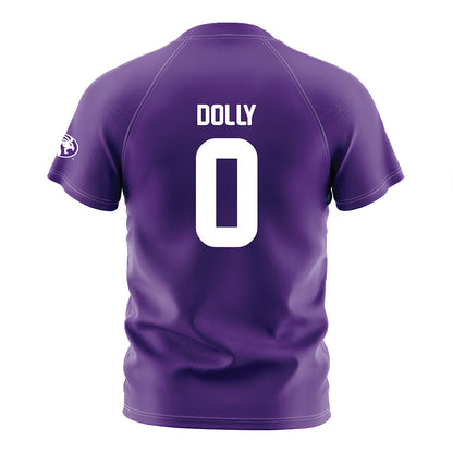 North Alabama - NCAA Women's Soccer : Maddox Dolly - Purple Soccer Jersey-1