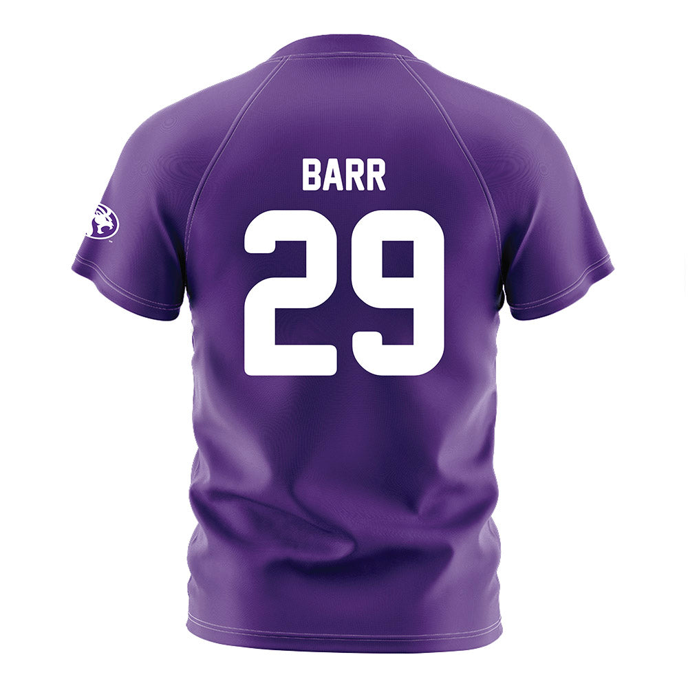 North Alabama - NCAA Women's Soccer : mya barr - Purple Soccer Jersey-1