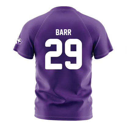 North Alabama - NCAA Women's Soccer : mya barr - Purple Soccer Jersey-1