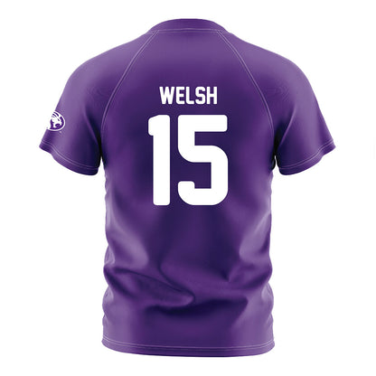 North Alabama - NCAA Women's Soccer : Meg Welsh - Purple Soccer Jersey-1
