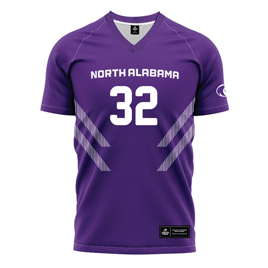 North Alabama - NCAA Women's Soccer : Cecilia Smith - Purple Soccer Jersey-0
