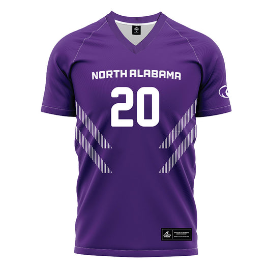 North Alabama - NCAA Women's Soccer : Maddie Reynolds - Purple Soccer Jersey-0