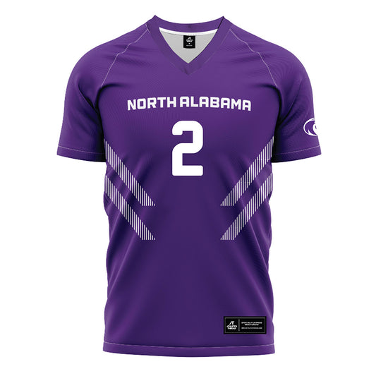 North Alabama - NCAA Women's Soccer : Haylee Martin - Purple Soccer Jersey-0