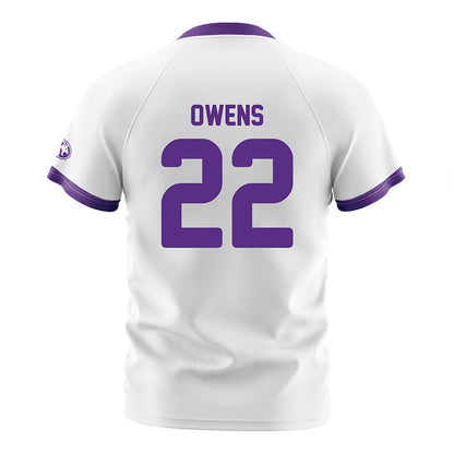 North Alabama - NCAA Women's Soccer : Alana Owens - White Soccer Jersey-1