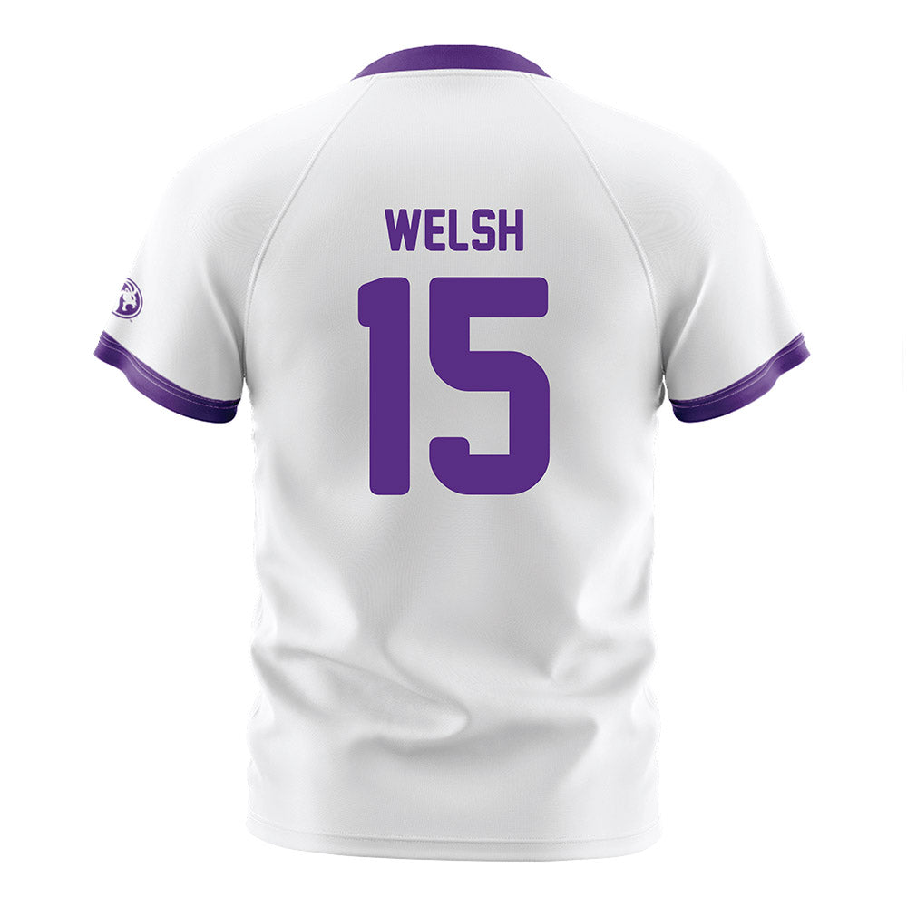 North Alabama - NCAA Women's Soccer : Meg Welsh - White Soccer Jersey-1