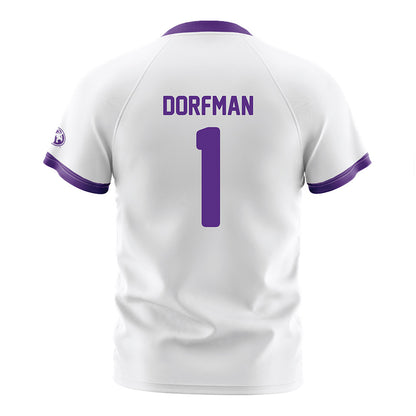 North Alabama - NCAA Women's Soccer : Emily Dorfman - White Soccer Jersey-1