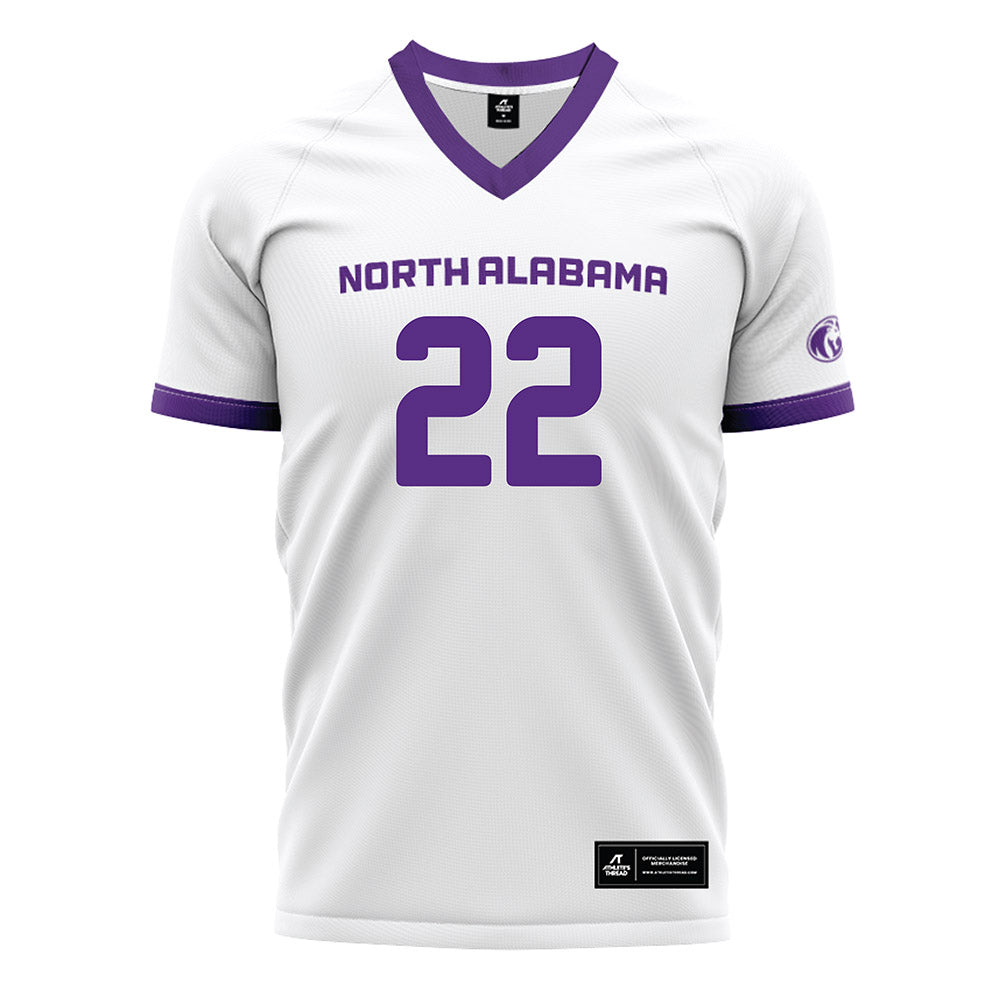 North Alabama - NCAA Women's Soccer : Alana Owens - White Soccer Jersey-0