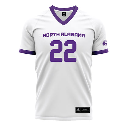North Alabama - NCAA Women's Soccer : Alana Owens - White Soccer Jersey-0