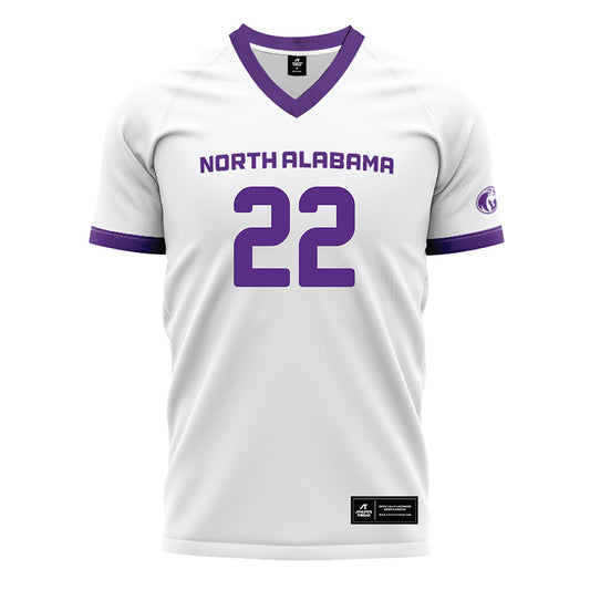 North Alabama - NCAA Women's Soccer : Alana Owens - White Soccer Jersey-0