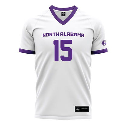 North Alabama - NCAA Women's Soccer : Meg Welsh - White Soccer Jersey-0