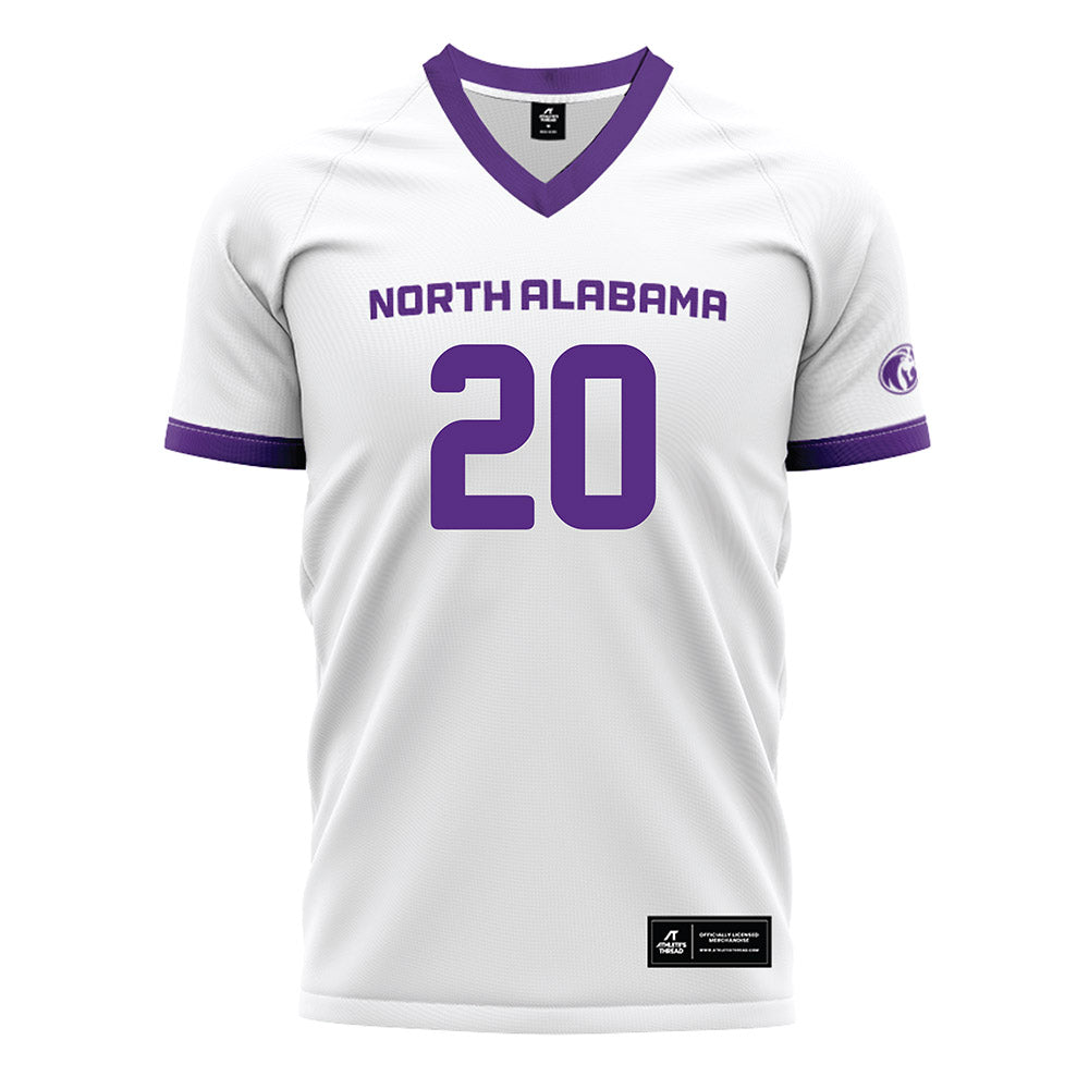 North Alabama - NCAA Women's Soccer : Maddie Reynolds - White Soccer Jersey