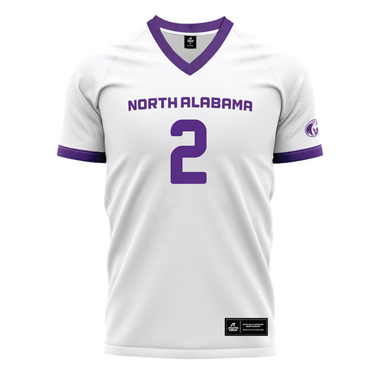 North Alabama - NCAA Women's Soccer : Haylee Martin - White Soccer Jersey-0