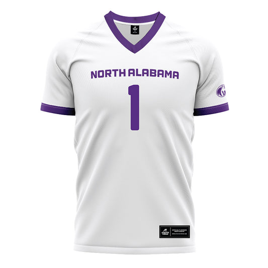 North Alabama - NCAA Women's Soccer : Emily Dorfman - White Soccer Jersey-0