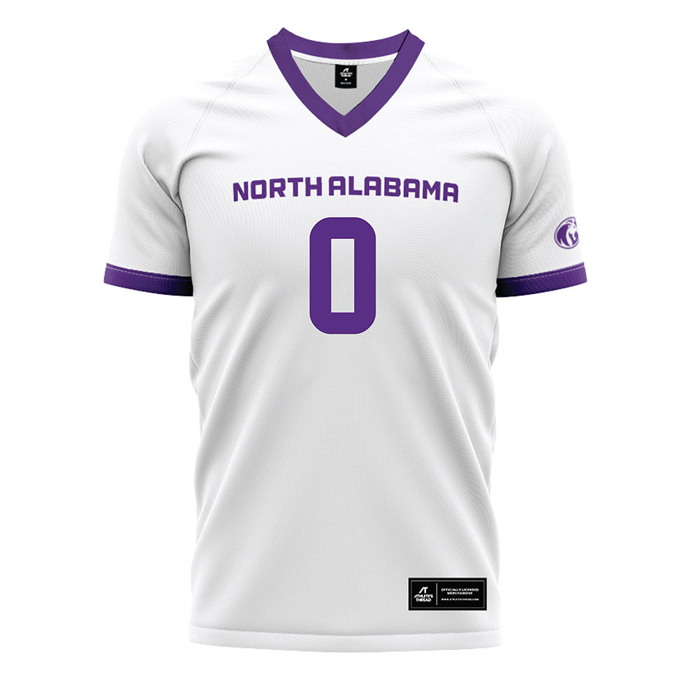 North Alabama - NCAA Women's Soccer : Maddox Dolly - White Soccer Jersey-0