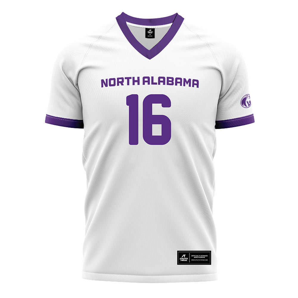 North Alabama - NCAA Women's Soccer : Maddie Reynolds - White Soccer Jersey-0