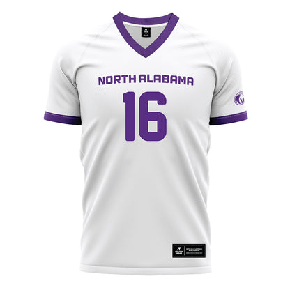 North Alabama - NCAA Women's Soccer : Maddie Reynolds - White Soccer Jersey-0