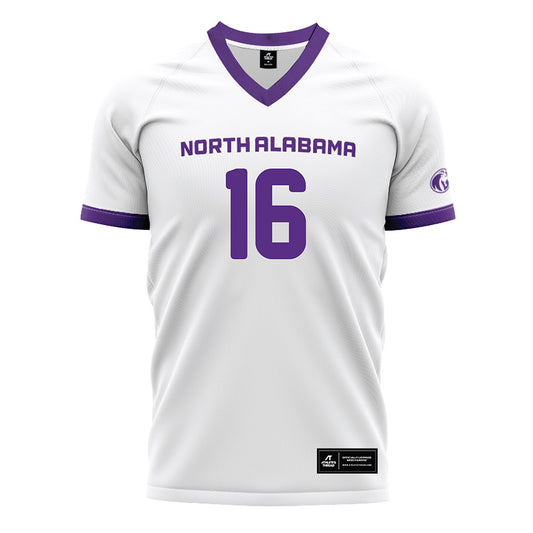North Alabama - NCAA Women's Soccer : Maddie Reynolds - White Soccer Jersey-0