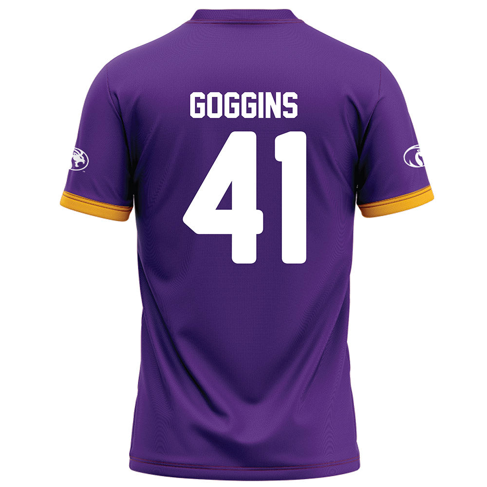 North Alabama - NCAA Football : Walter Goggins - Purple Football Jersey-1