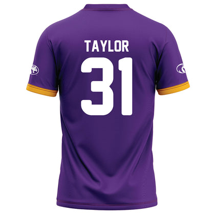 North Alabama - NCAA Football : John Taylor - Purple Football Jersey-1