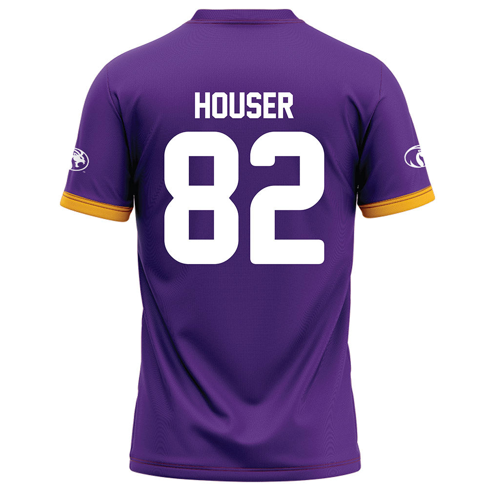 North Alabama - NCAA Football : Clint Houser - Purple Football Jersey-1
