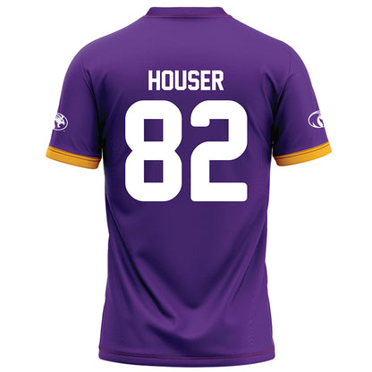 North Alabama - NCAA Football : Clint Houser - Purple Football Jersey-1