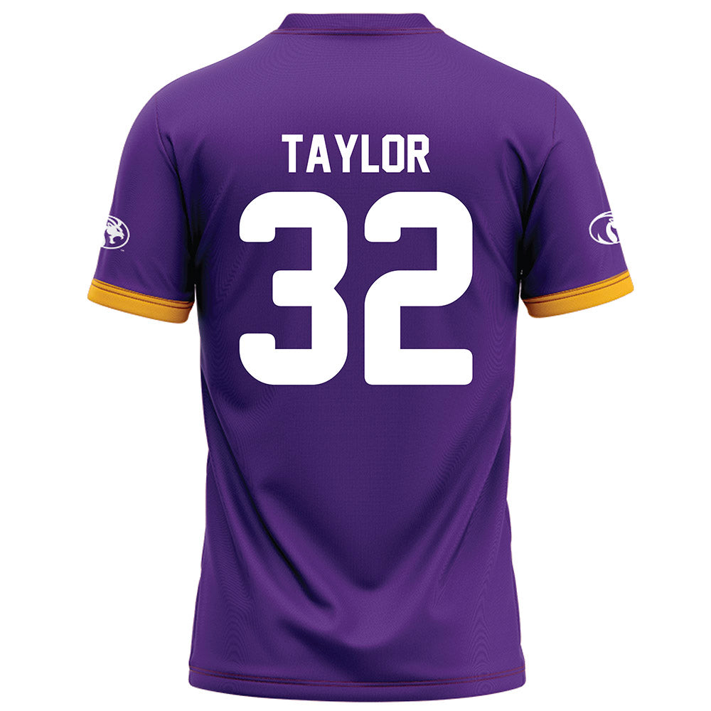 North Alabama - NCAA Football : Roderick Taylor - Purple Football Jersey-1