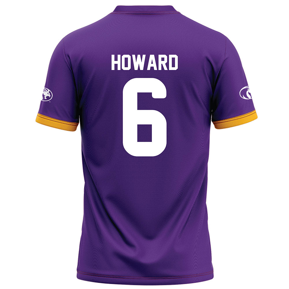 North Alabama - NCAA Football : Avery Howard - Purple Football Jersey-1
