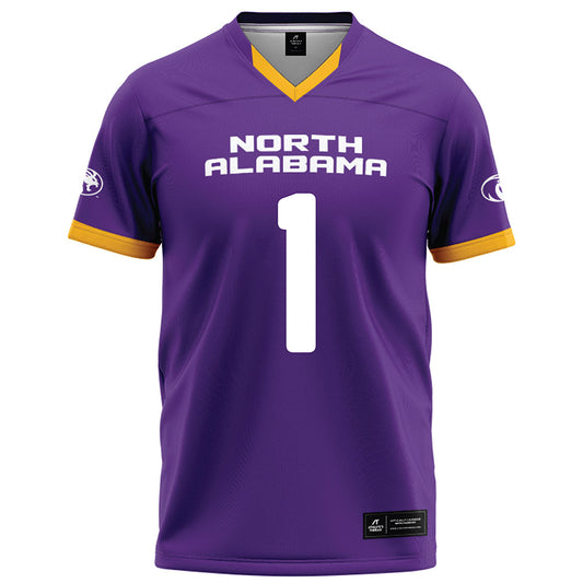 North Alabama - NCAA Football : Tango McCauley - Purple Football Jersey-0