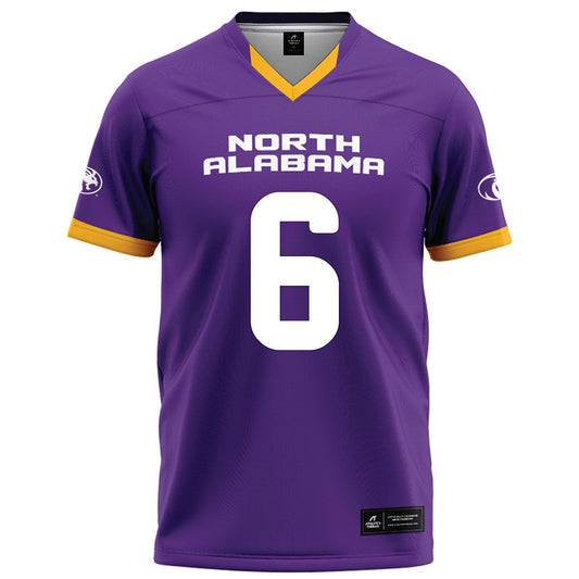 North Alabama - NCAA Football : Avery Howard - Purple Football Jersey-0