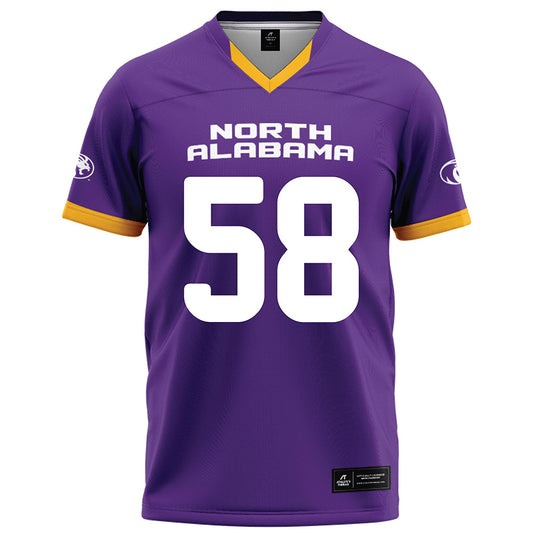 North Alabama - NCAA Football : Eli Long - Purple Football Jersey-0